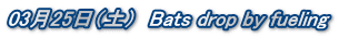 0325iyj@Bats drop by fueling